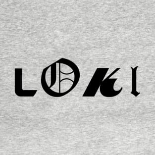 minimalist marvel loki T-Shirt